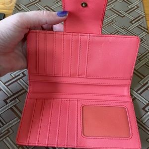 Fossil Coral Textures Leather Wallet Bifold